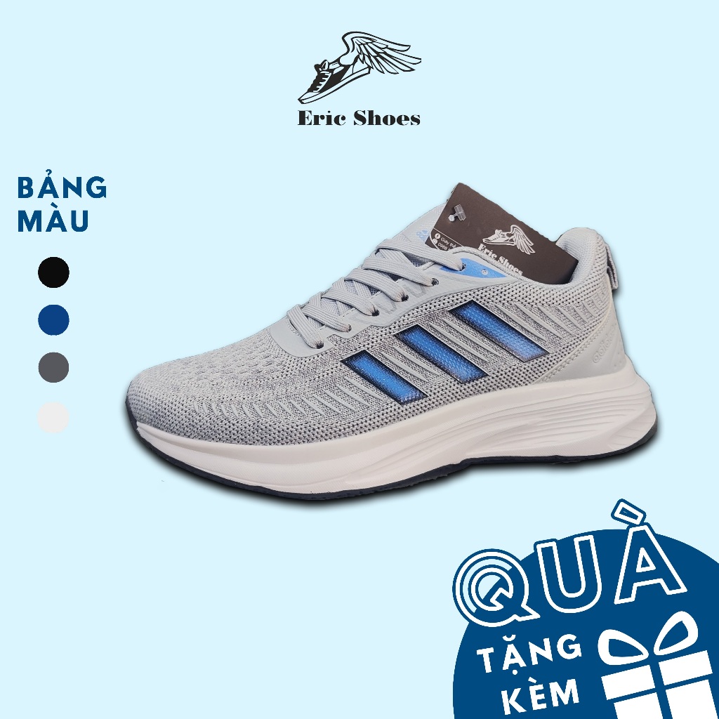 Giày thể thao nam chạy bộ A170 đế cao su đúc siêu êm, Giày tập thể dục nam vải mesh thoáng khí [P1]