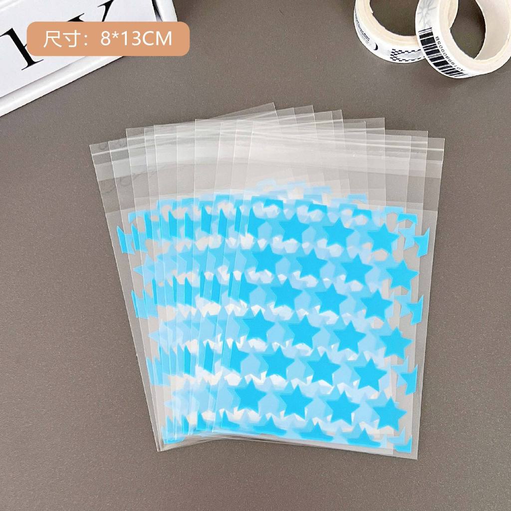 Set túi bóng kính hình ngôi sao đáng yêu gói card gói quà