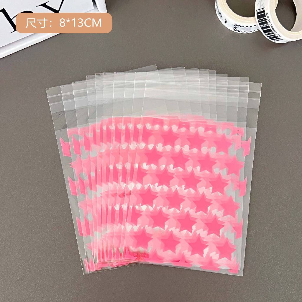 Set túi bóng kính hình ngôi sao đáng yêu gói card gói quà