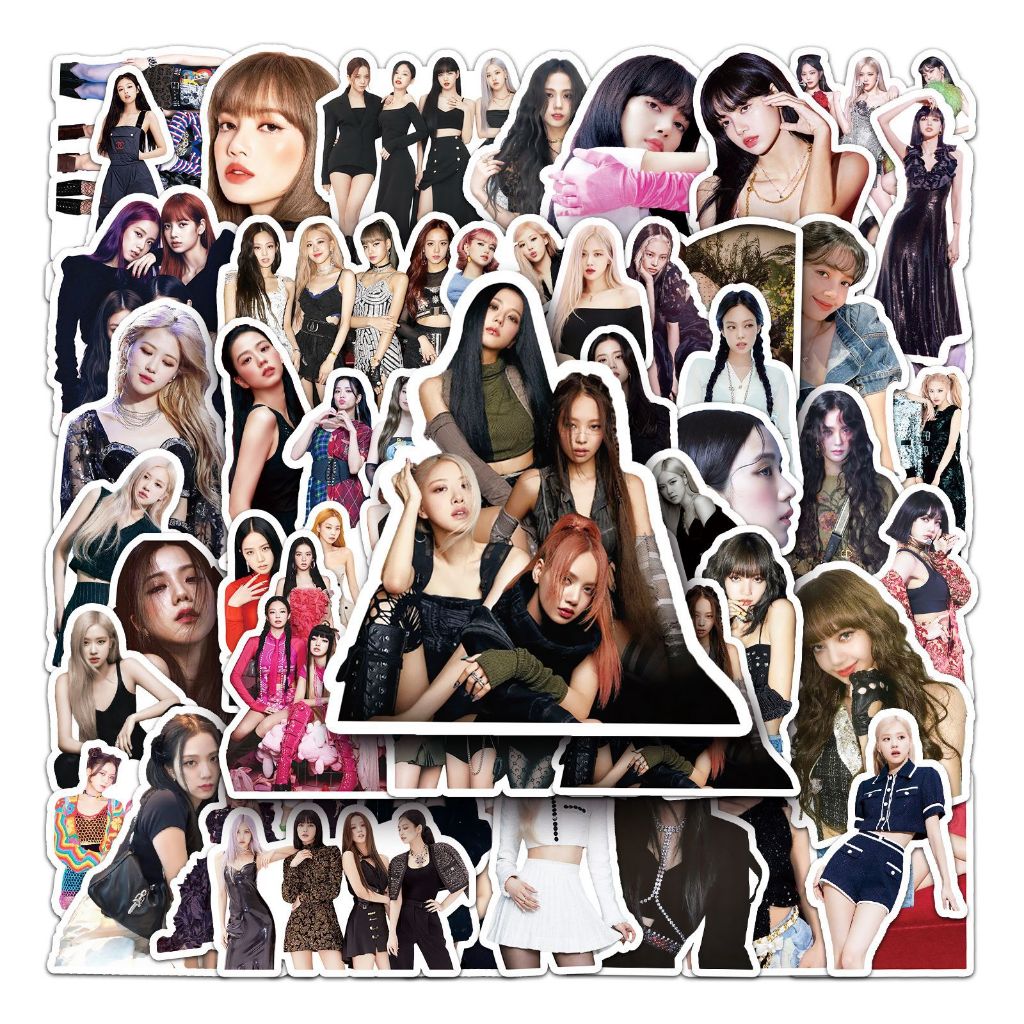 Set 50 stickers Blackpink không trùng chất lượng cao