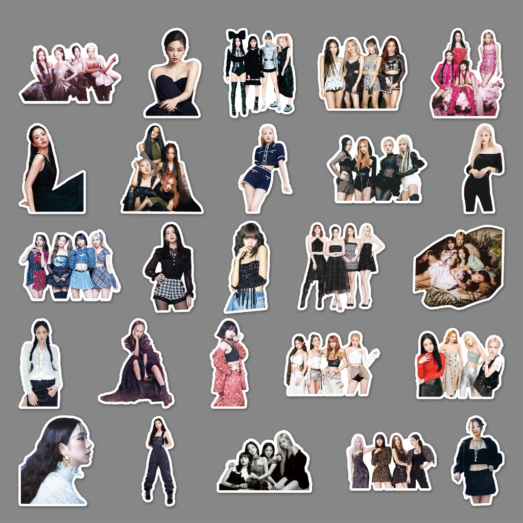 Set 50 stickers Blackpink không trùng chất lượng cao