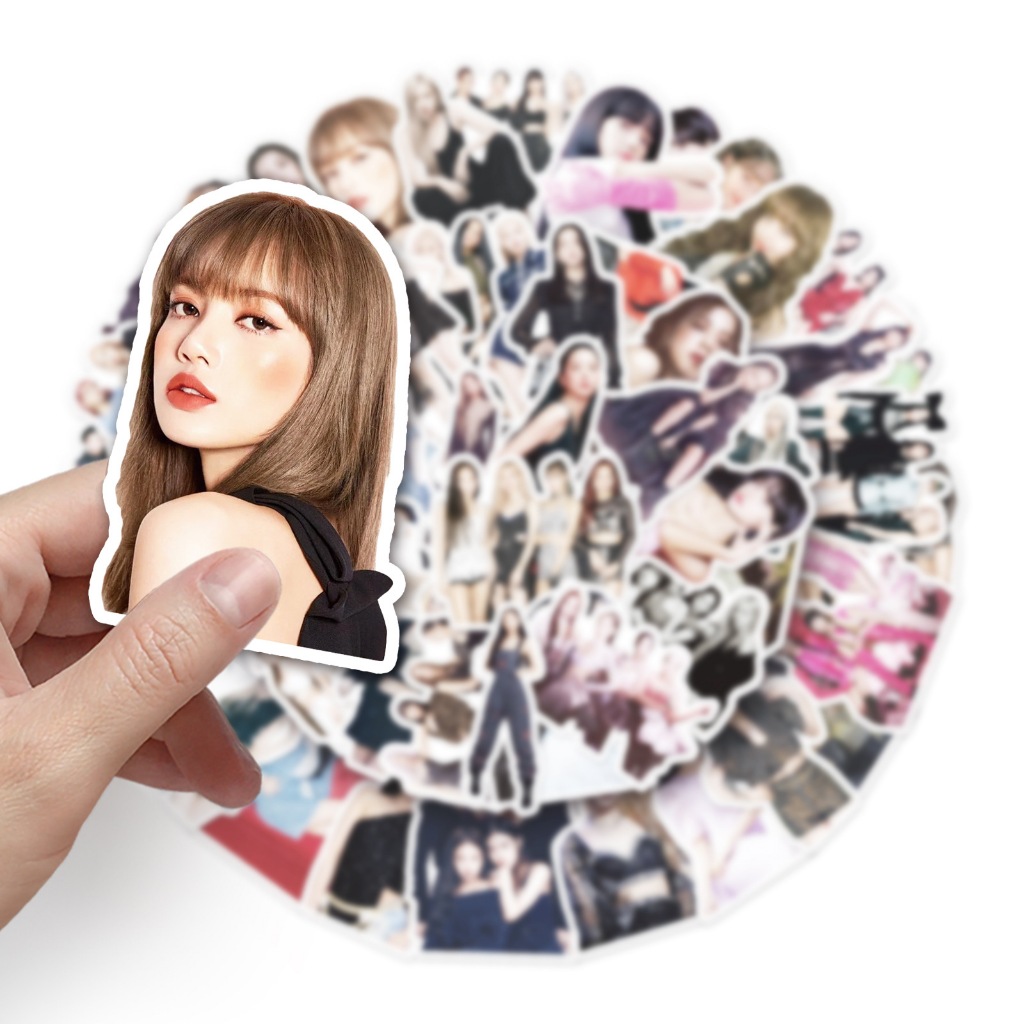 Set 50 stickers Blackpink không trùng chất lượng cao