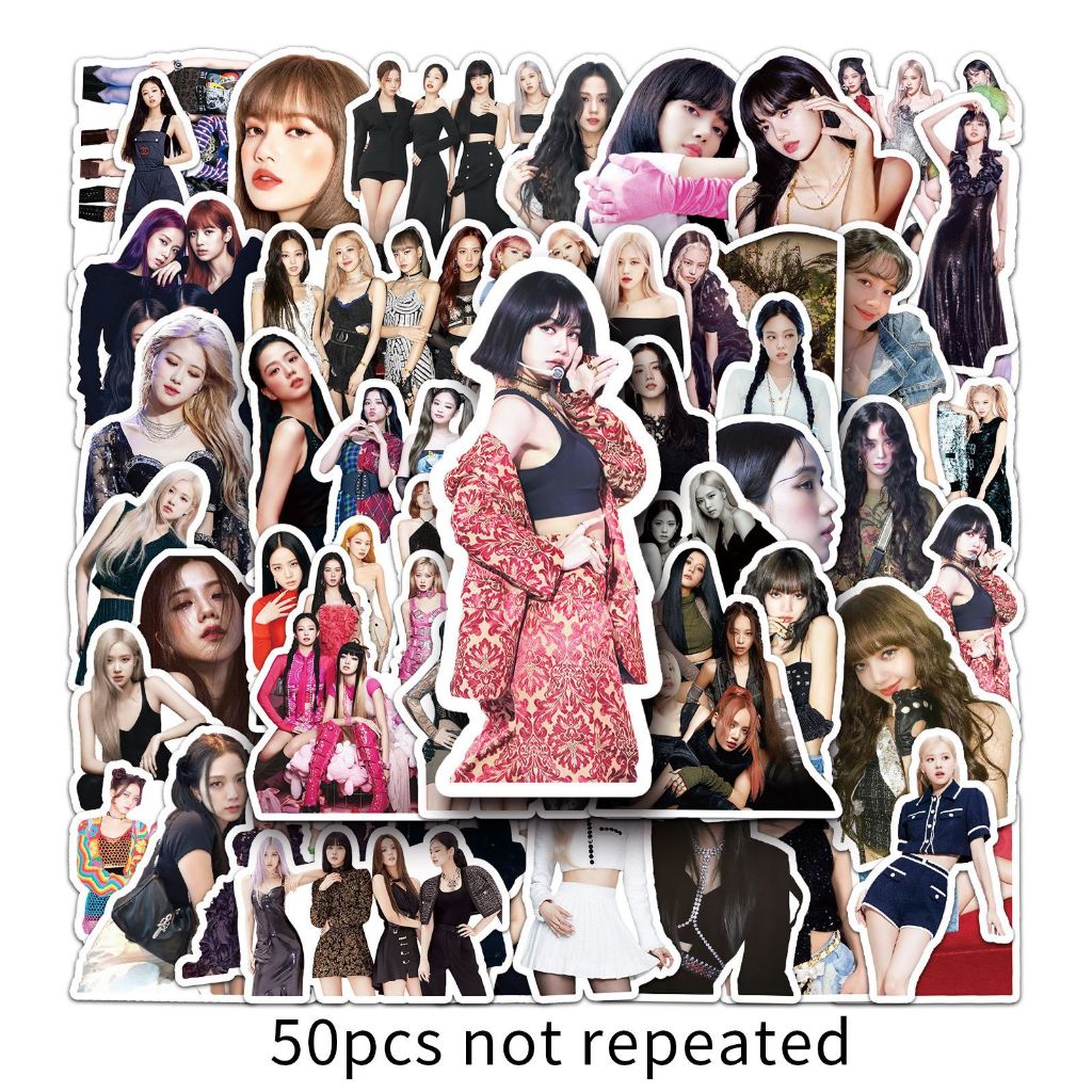 Set 50 stickers Blackpink không trùng chất lượng cao