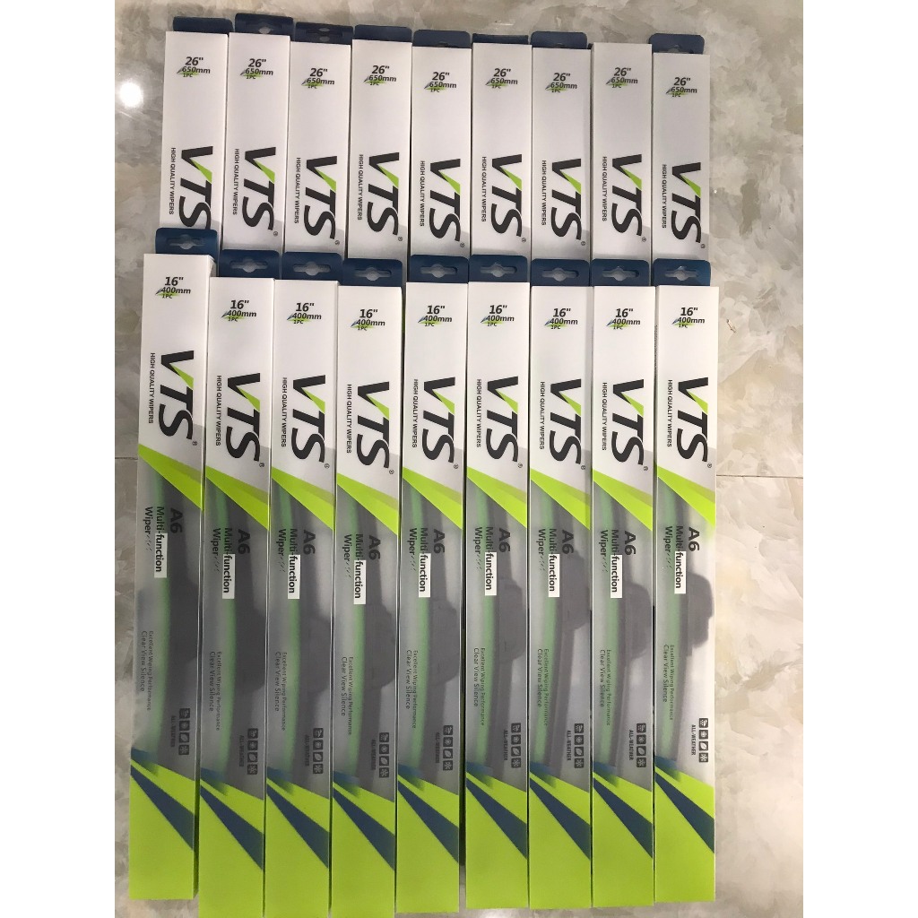 Gạt Mưa Silicone VTS Thanh Mềm Nano A6 – Dùng cho các dòng ô tô xe hơi phổ thông: Ford, Honda, Mazda, Kia, Hyundai