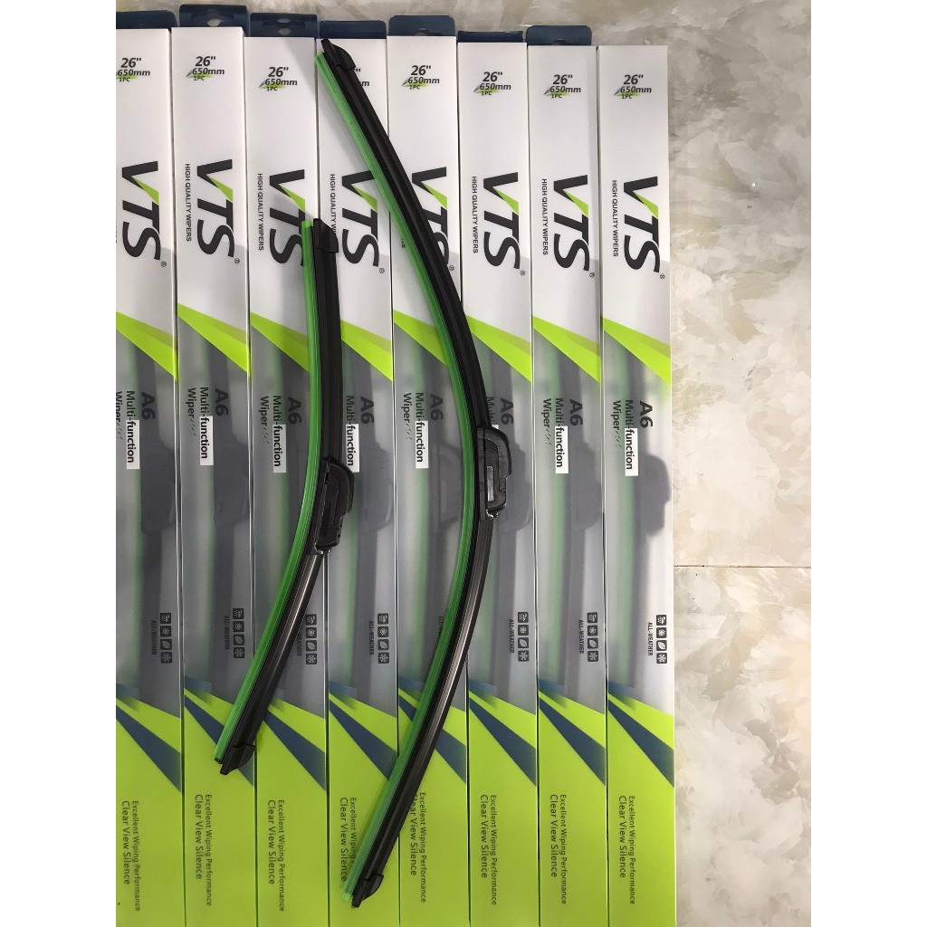 Gạt Mưa Silicone VTS Thanh Mềm Nano A6 – Dùng cho các dòng ô tô xe hơi phổ thông: Ford, Honda, Mazda, Kia, Hyundai