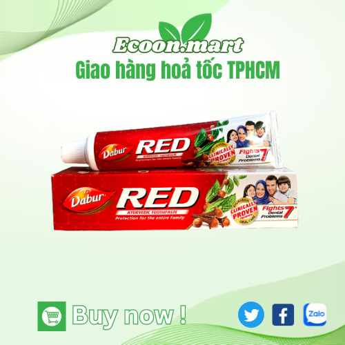 Kem Đánh Răng Dabur Red Ấn Độ 100gr-200gm