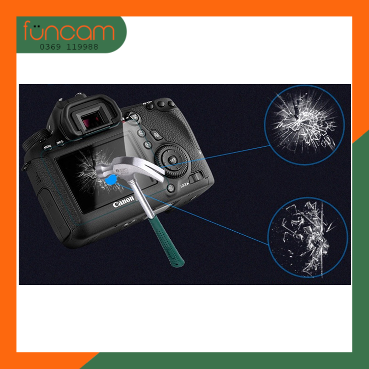 Miếng Dán Cường Lực Màn Hình Máy Ảnh Canon