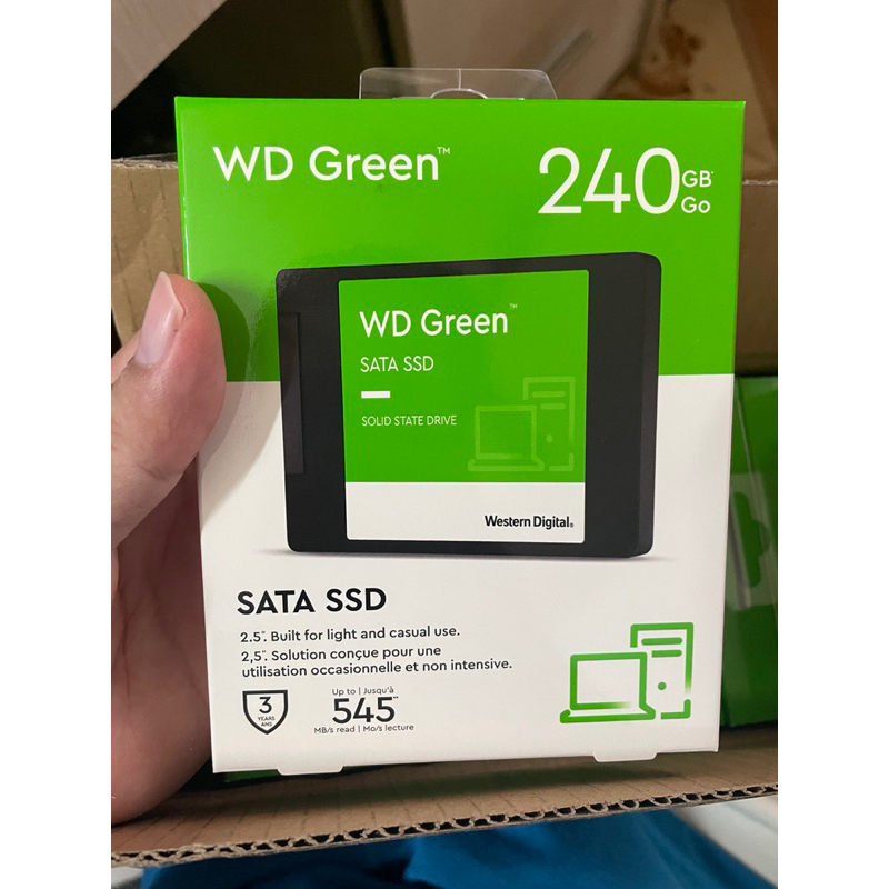 Ổ cứng SSD WD Green 240GB SATA 3 chính hãng - Bảo hành 36 tháng | BigBuy360 - bigbuy360.vn