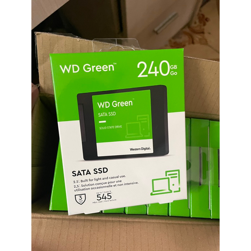 Ổ cứng SSD WD Green 240GB SATA 3 chính hãng - Bảo hành 36 tháng | BigBuy360 - bigbuy360.vn