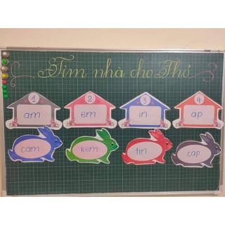 GIÁO CỤ DẠY HỌC :" THỎ TÌM NHÀ "