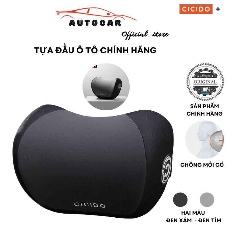 Gối Tựa Đầu Cao Su Non Siêu Đàn Hồi Nhập Khẩu Chính Hãng CICIDO