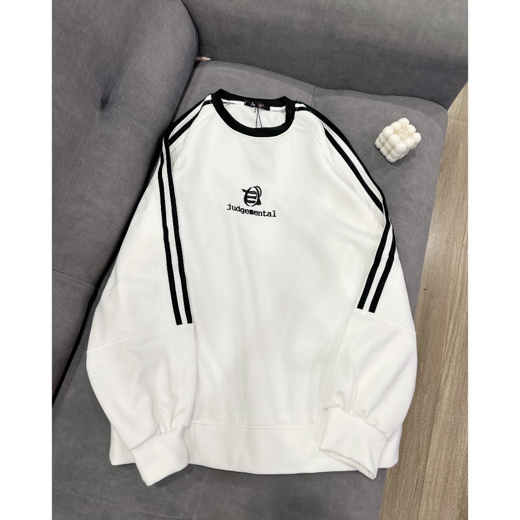 Áo Sweater Nam Nữ , Áo Nỉ Cổ Tròn UNISEX Kẻ Sọc Nhẹ Nhàng TL11