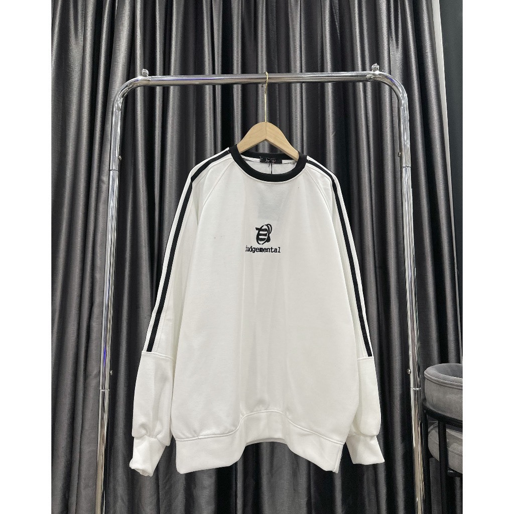 Áo Sweater Nam Nữ , Áo Nỉ Cổ Tròn UNISEX Kẻ Sọc Nhẹ Nhàng TL11