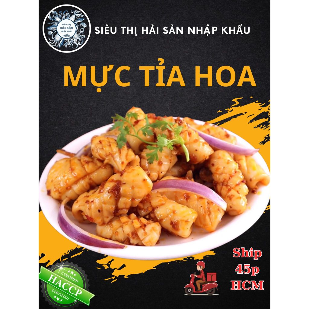HỎA TỐC - MỰC TỈA HOA 1KG