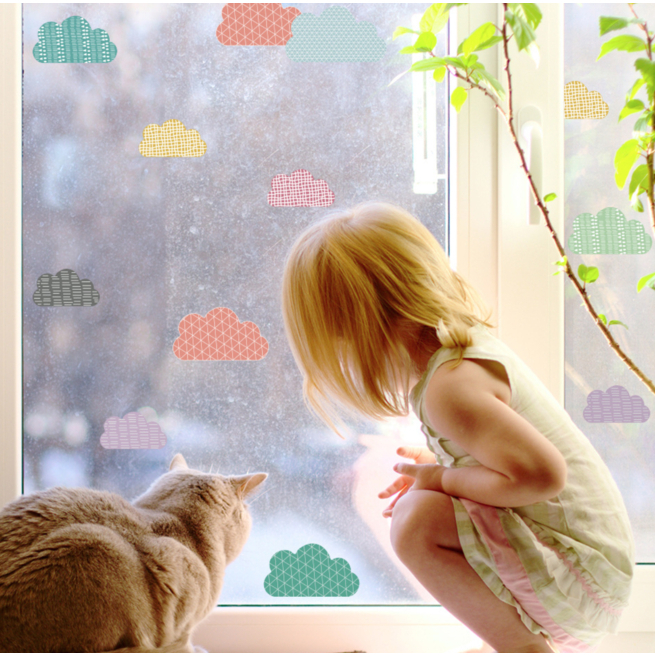 Miếng Dán Sticker Decal Trang Trí Phòng Em Bé