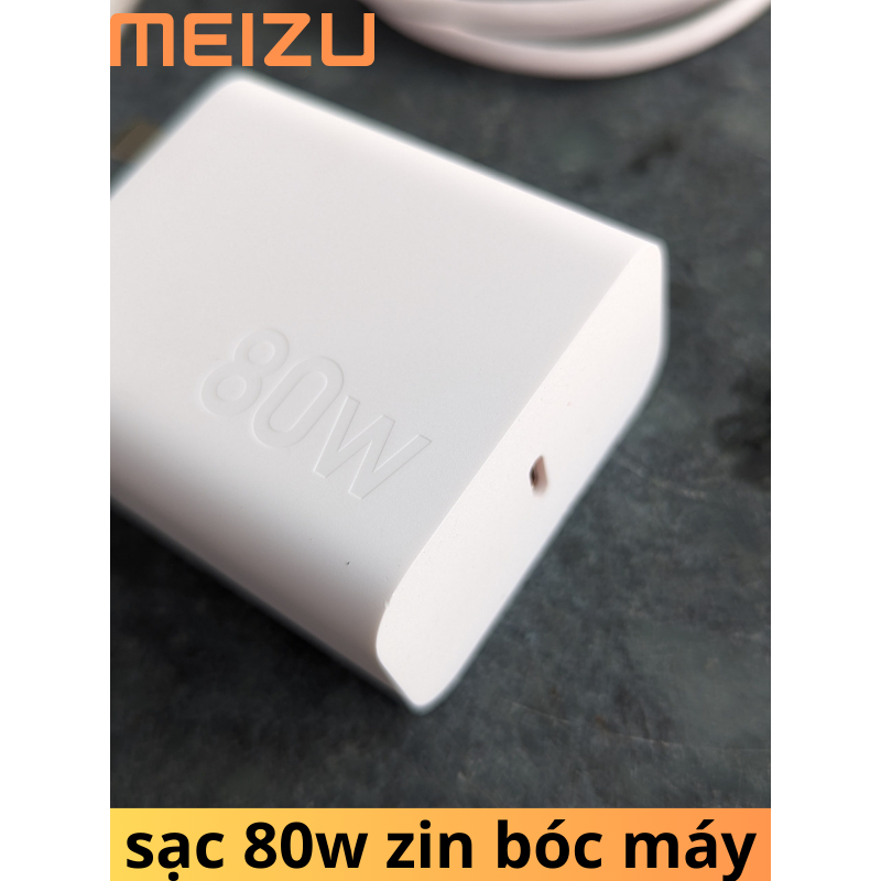 Bộ sạc 80w zin bóc máy Meizu 20 pro