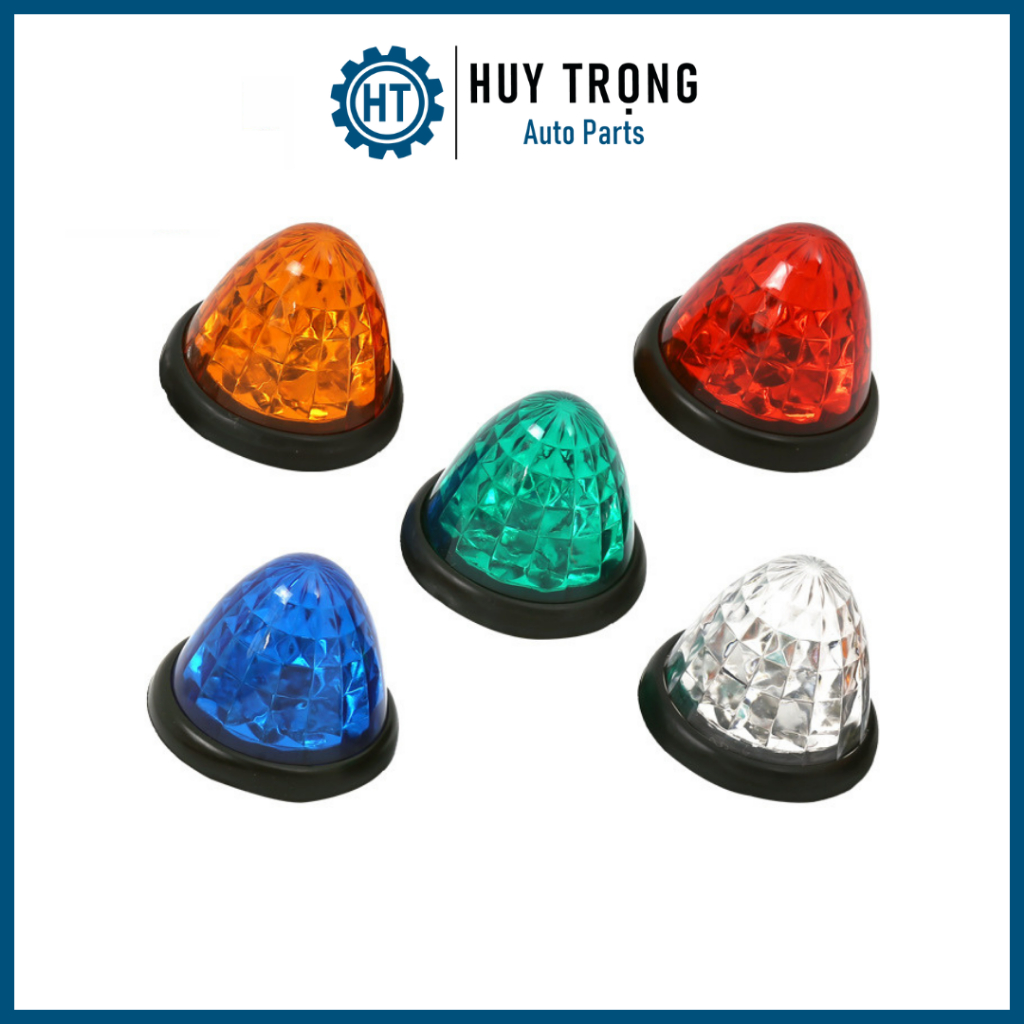 Đèn LED đầu nấm gắn đuôi xe tải 12V-24V