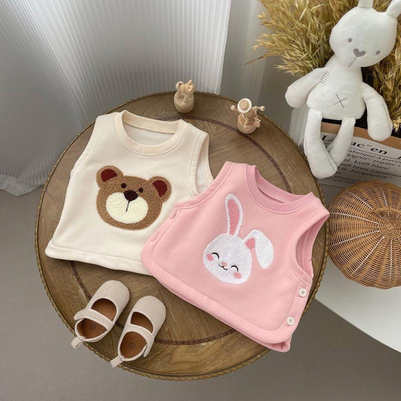 Aó gile hình thỏ hình gấu đáng yêu cho bé trai bé gái mặc thu đông U6