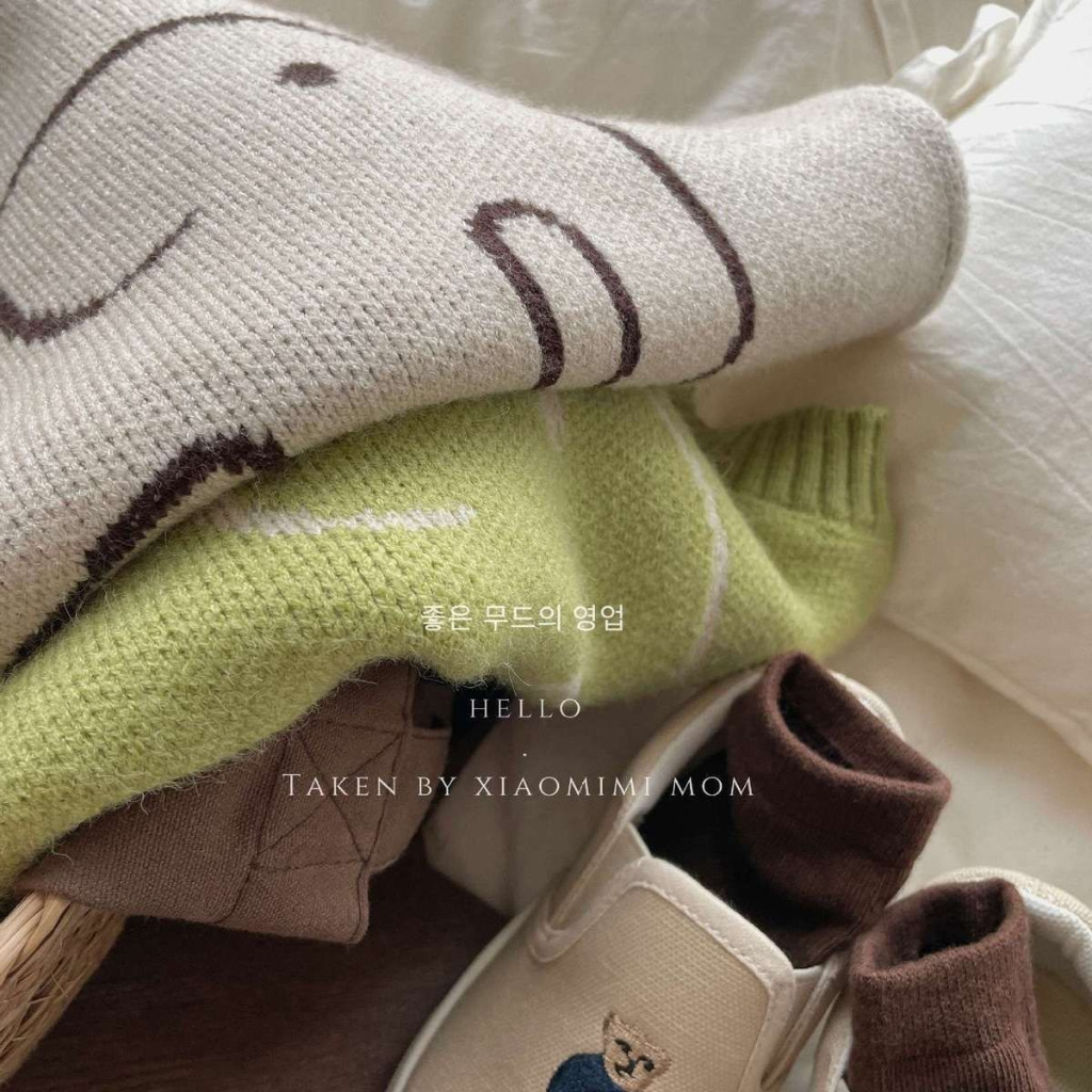 Aó gile len hình chú voi dáng yêu cho bé trai bé gái thu đông U10