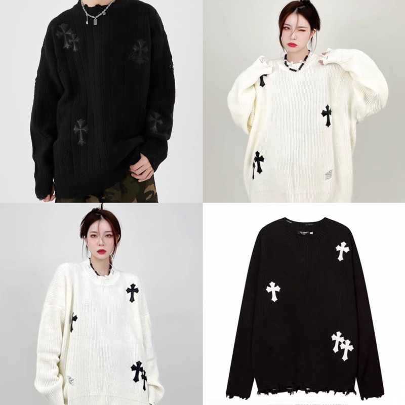 Áo sweater Chromee thêu thập da xịn sò siêu cá tính - full size nam nữ