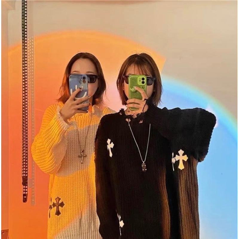 Áo sweater Chromee thêu thập da xịn sò siêu cá tính - full size nam nữ