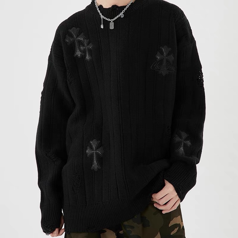 Áo sweater Chromee thêu thập da xịn sò siêu cá tính - full size nam nữ