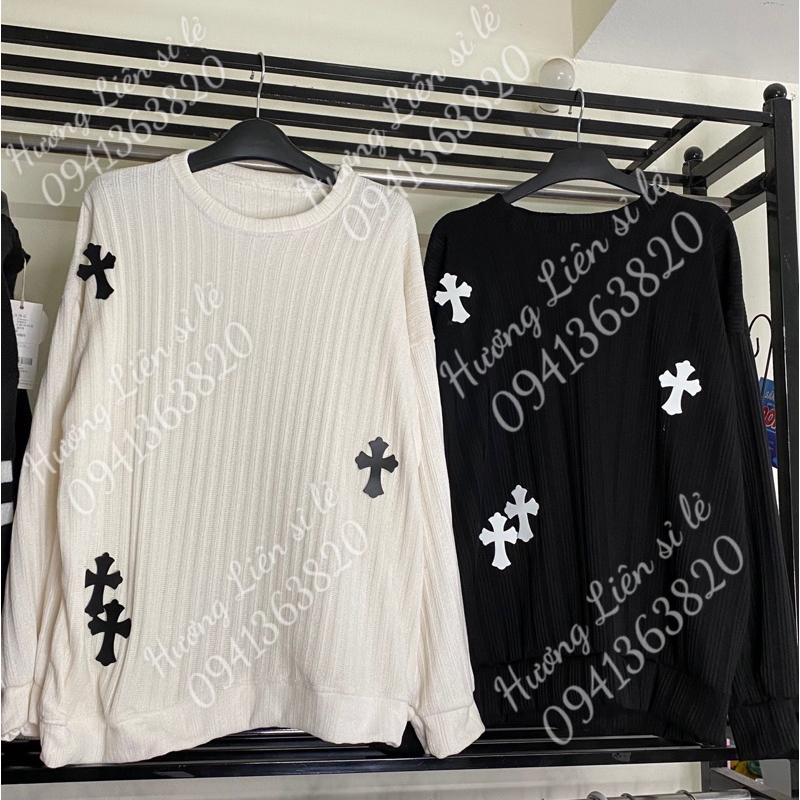 Áo sweater Chromee thêu thập da xịn sò siêu cá tính - full size nam nữ