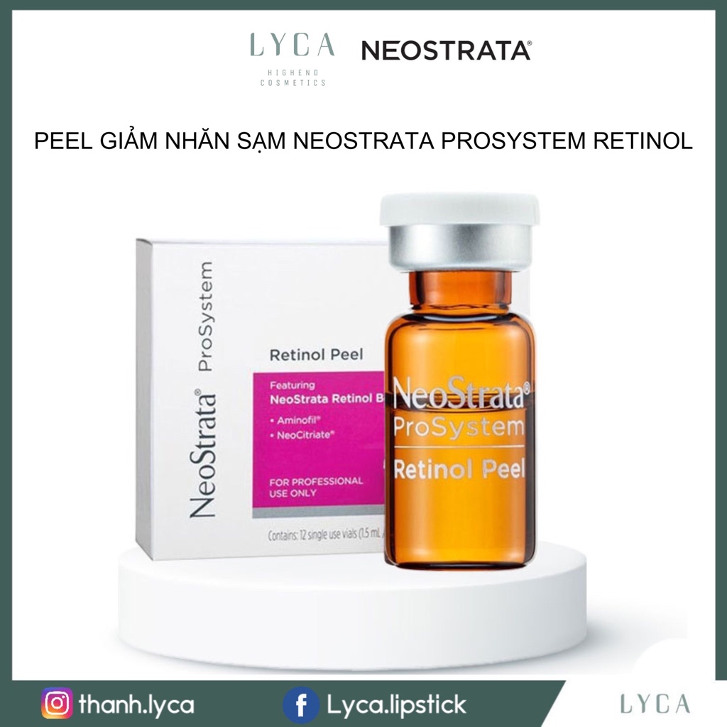 [LYCA] NEOSTRATA Peel Da Tẩy Tế Tào C.hết NeoStrata ProSystem Retinol lọ lẻ