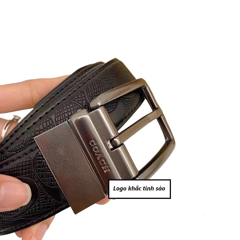 Combo Ví thắt lưng nam da Coach,fullbox, ví nam cao cấp và dây thắt lưng nam món quà ý nghĩa tặng người yêu