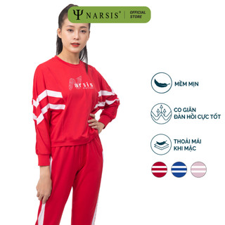Bộ đồ Nỉ cho nữ thu đông Narsis ,Bộ quần áo phong cách thể thao trẻ trung năng động