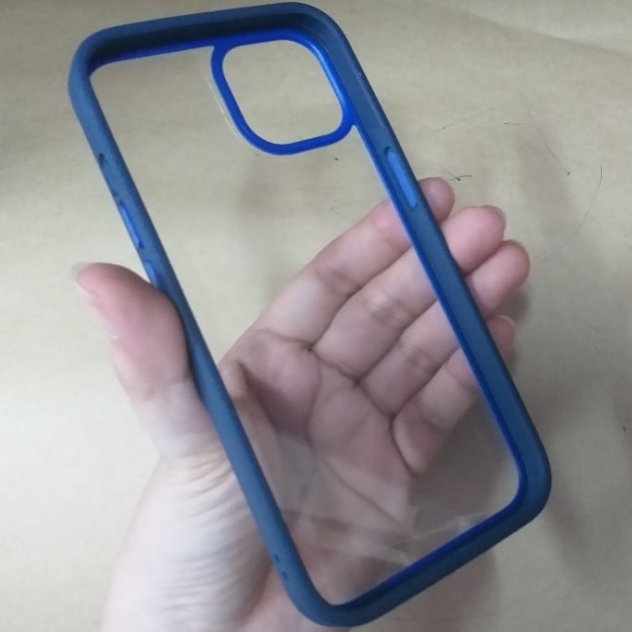 Ốp Lưng iPhone 13 Viền Màu Lưng Trong Hiệu Likgus Sexy Chất Lượng Tốt Ảnh Chụp Thật