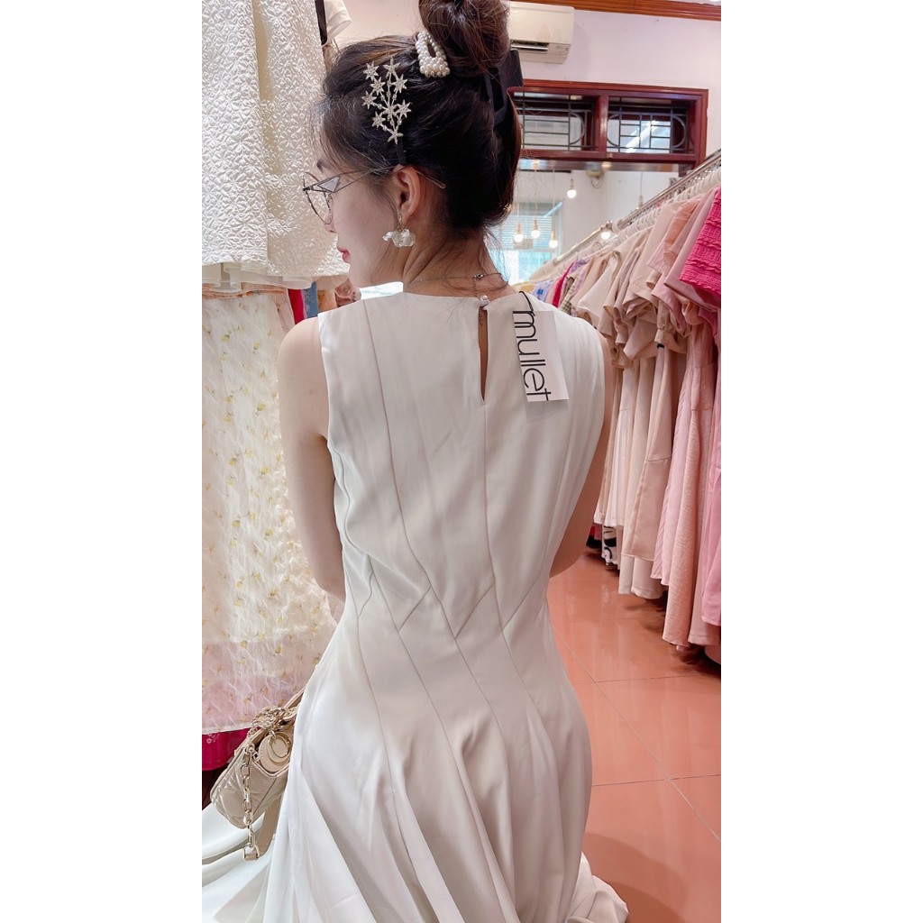 VÁY SÁT NÁCH XÒE TRÒN SIÊU TỐN VẢI