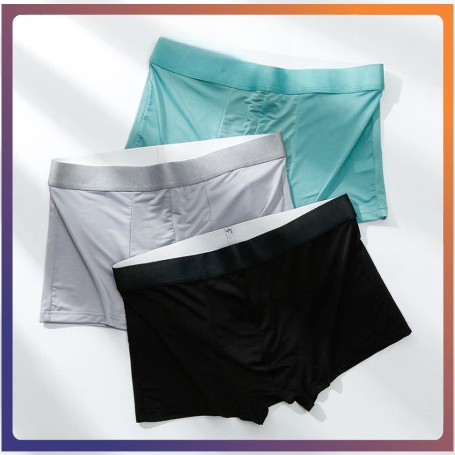 Quần Lót Nam Boxer Mùa Hè Vải Lụa Băng, Quần Sịp Nam Đùi Thun Lạnh Cao Cấp Kháng Khuẩn, Siêu Co Dãn 4 Chiều SP41233383