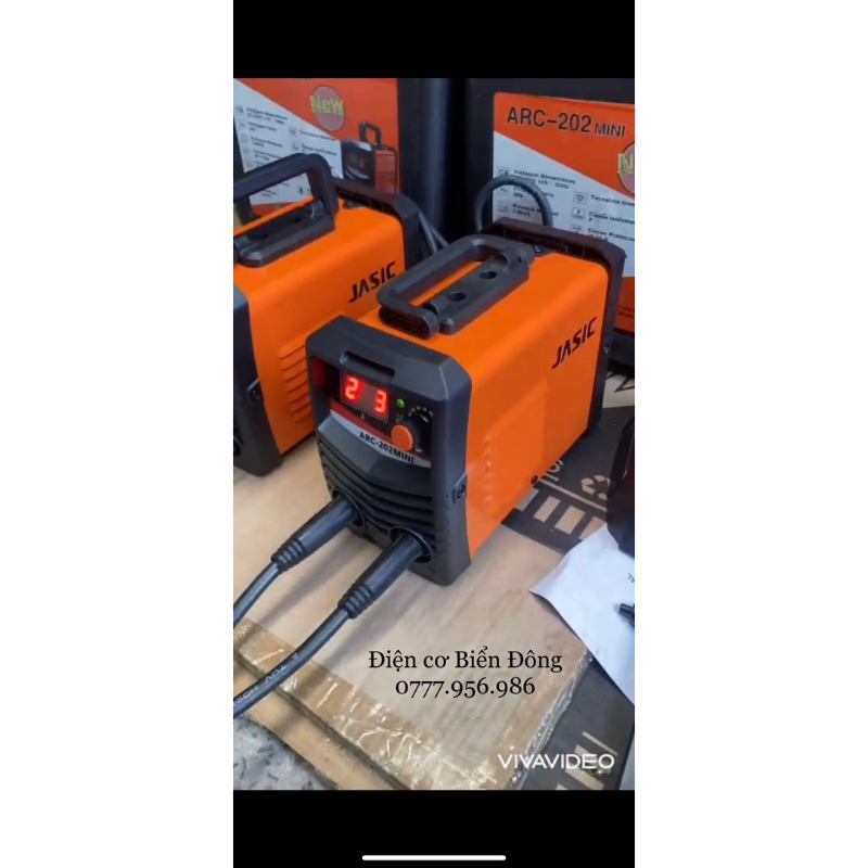 🔥FREESHIP🔥 Tặng bó 20 que Hàn VALY Máy Hàn điện tử JASIC ARC 202 siêu MINI hàn sắt, tôntrong gia đình và sản xuất.
