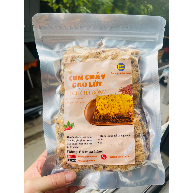 Cơm Cháy Gạo Lứt Siêu Chà Bông