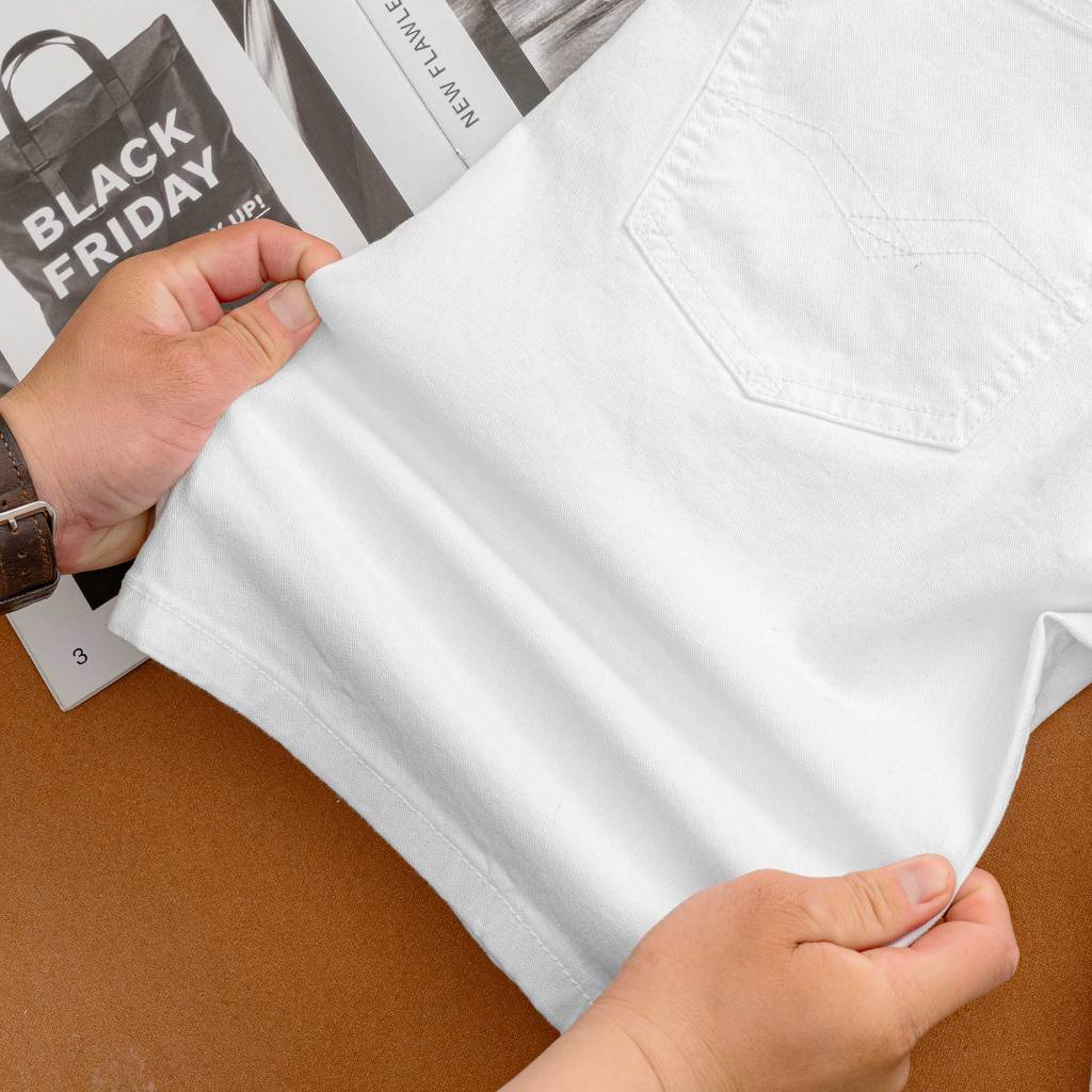 Quần dài jean Bravery chất liệu cotton thun co giãn - năng động - thoải mái