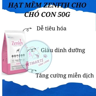 Thức ăn Zenith hạt mềm dành cho chó con gói 50g
