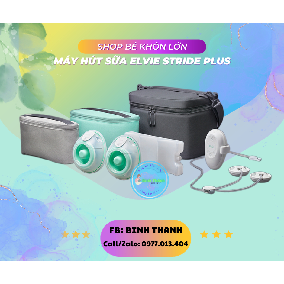 (IB mã giảm giá) Máy hút sữa Elvie Stride Plus New nguyên seal