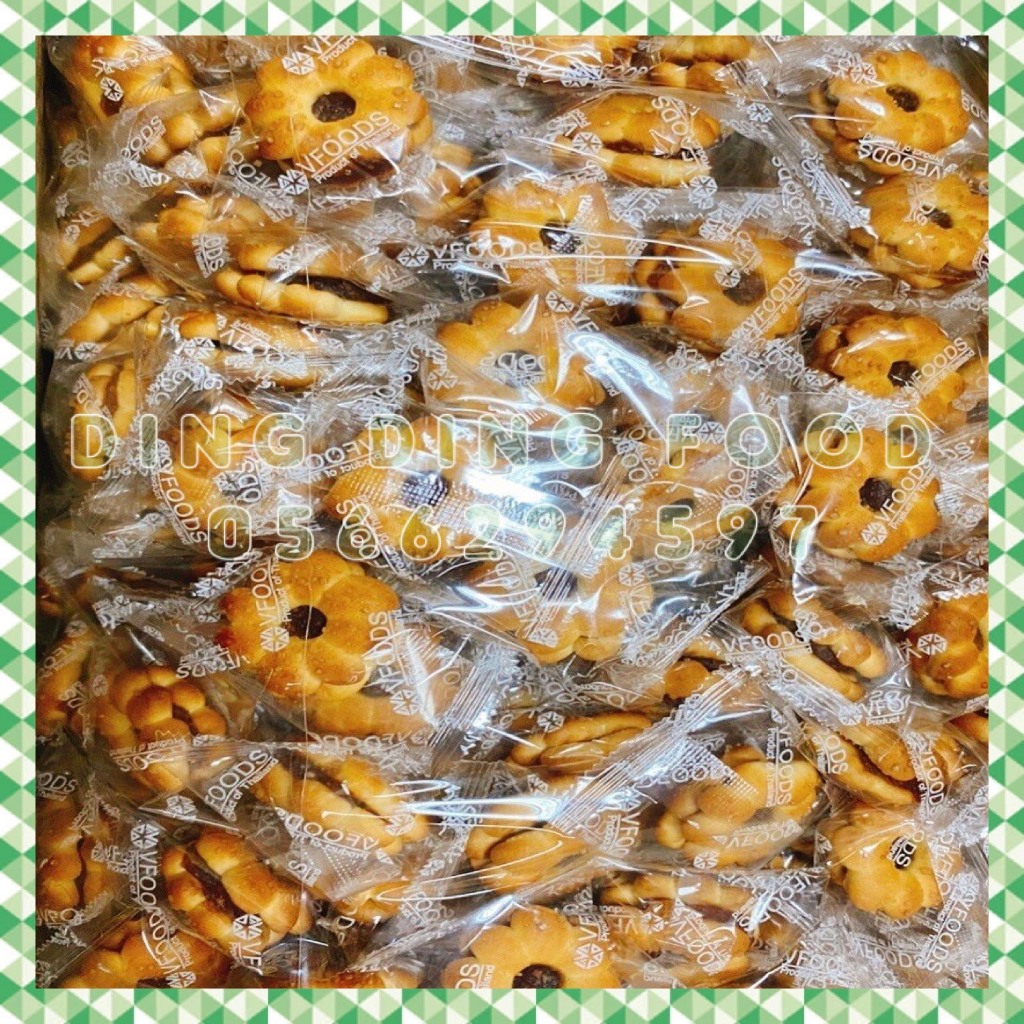 Date 2025 -  Bánh Hoa Mai Nhân Khóm Vfoods Thái Lan Hàng Chính Hãng, DING DING FOOD