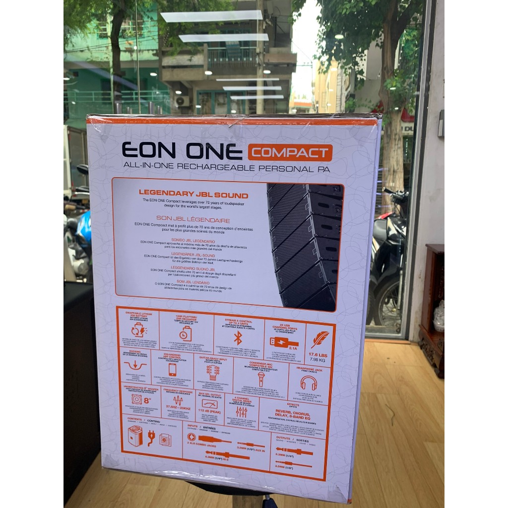 Loa Di Động Bluetooth JBL Eon One Compact - Chính Hãng PGI Bảo Hành 12 tháng