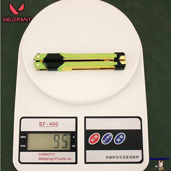 Mô hình Firefly RGX 11z Pro Valorant Butterfly knife Balisong Full hợp kim múa siêu mượt kèm kệ đỡ