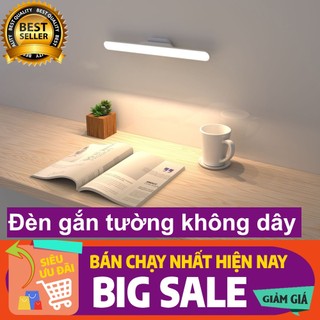 Đèn học gắn tường tích điện sạc USB, đèn bàn đọc sách không dây gắn tường, gắn tủ bàn học