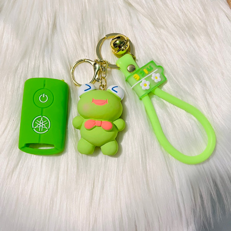 Combo Bọc Silicon chìa khoá YAMAHA Smartkey  Exciter 155 VVA, NVX, Janus, Nozza Grande, Latte Mix Móc khoá Cao Cấp