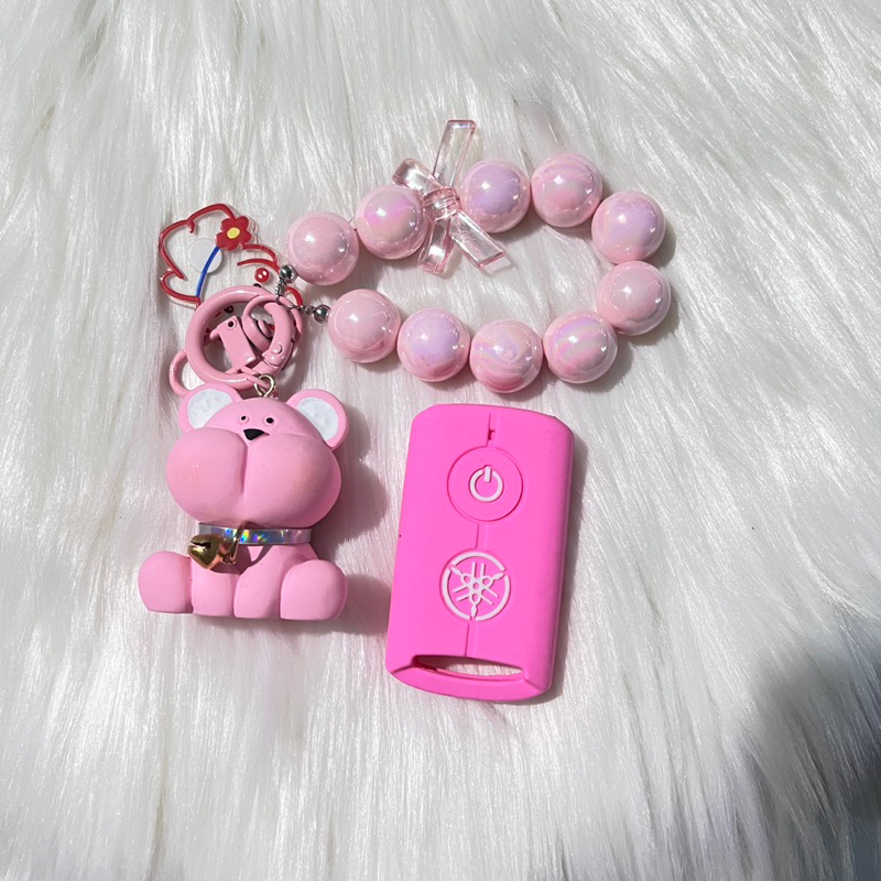 Combo Bọc Silicon chìa khoá YAMAHA Smartkey  Exciter 155 VVA, NVX, Janus, Nozza Grande, Latte Mix Móc khoá Cao Cấp