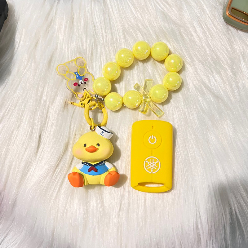 Combo Bọc Silicon chìa khoá YAMAHA Smartkey  Exciter 155 VVA, NVX, Janus, Nozza Grande, Latte Mix Móc khoá Cao Cấp