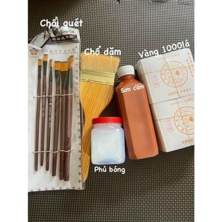 Bộ dát vàng đủ bộ kèm 1000 lá vàng