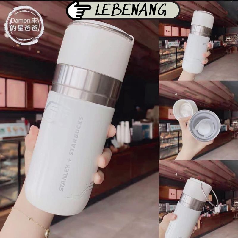 Bình giữ nhiệt Starbucks inox 304 nắp kín, bình đựng nước phiên bản seoul màu sang chảnh Lebeang