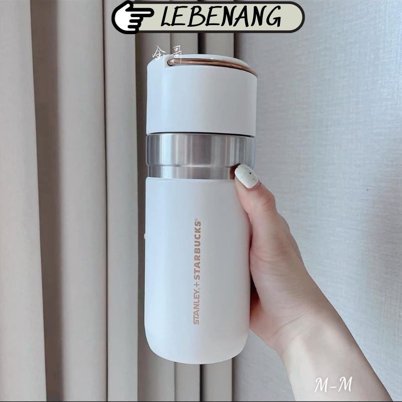 Bình giữ nhiệt Starbucks inox 304 nắp kín, bình đựng nước phiên bản seoul màu sang chảnh Lebeang