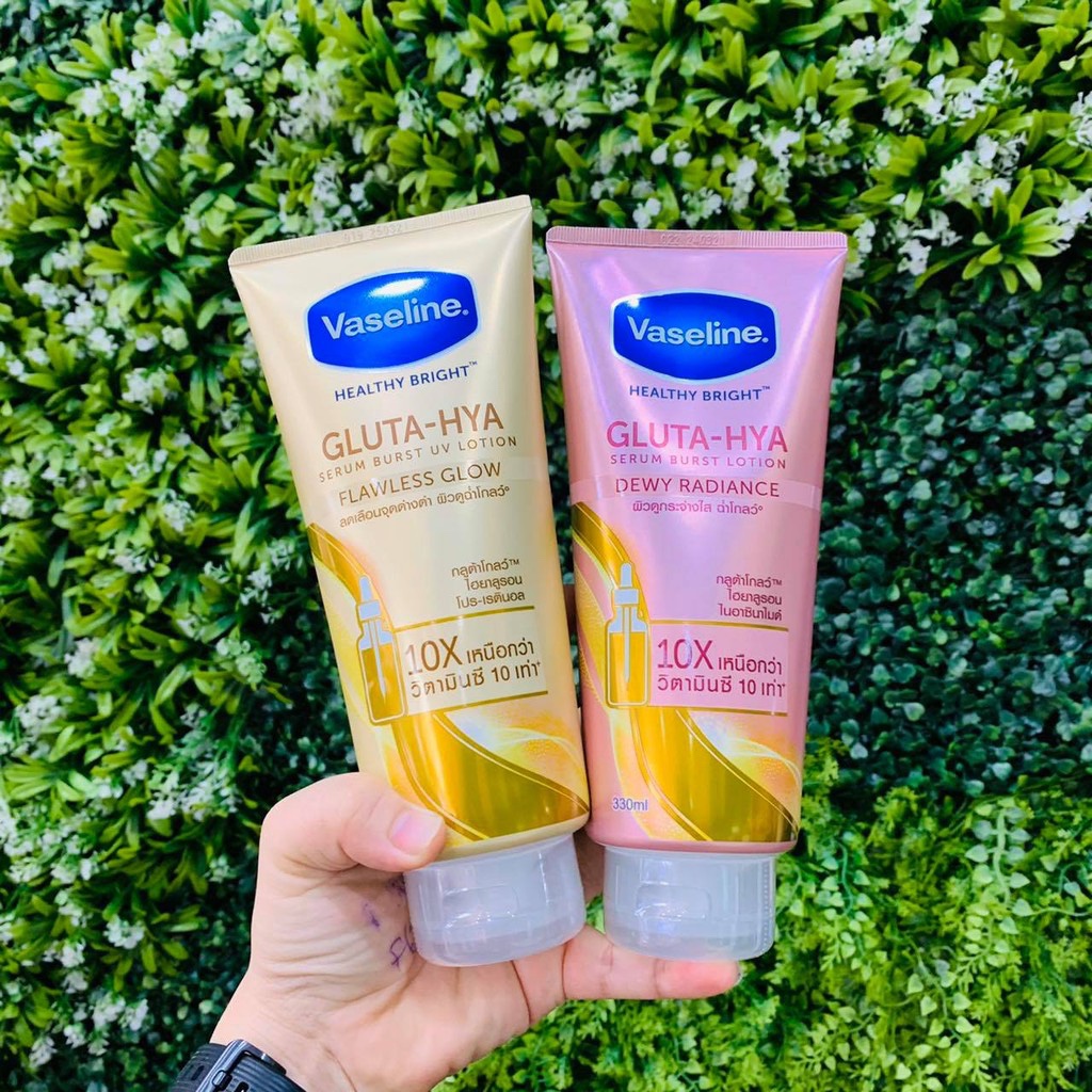 Serum Vaseline Gluta-Hya Dưỡng Da Sáng Mịn Sau 7 Ngày