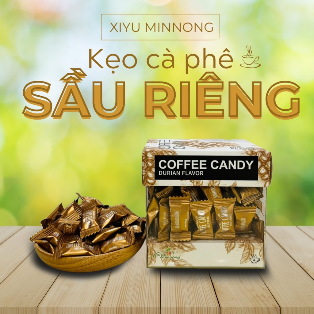 Kẹo Cà Phê Coffee Candy Hộp 70g Đài Loan - Giúp Tỉnh Táo, Tinh Thần Sảng Khoái, Món Ăn Vặt Mỗi Ngày